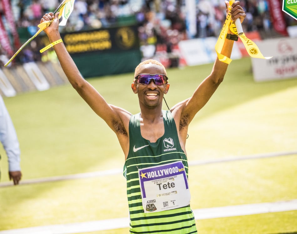2022 Comrades marathon champion Tete Dijana