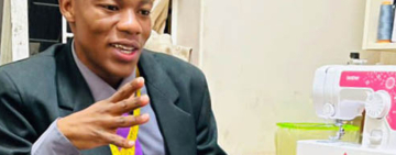 Joel`s talent is tailor-made for success with Patrao Stich by Stitch Company