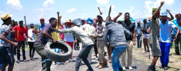 Tshenolong informal settlers left homeless