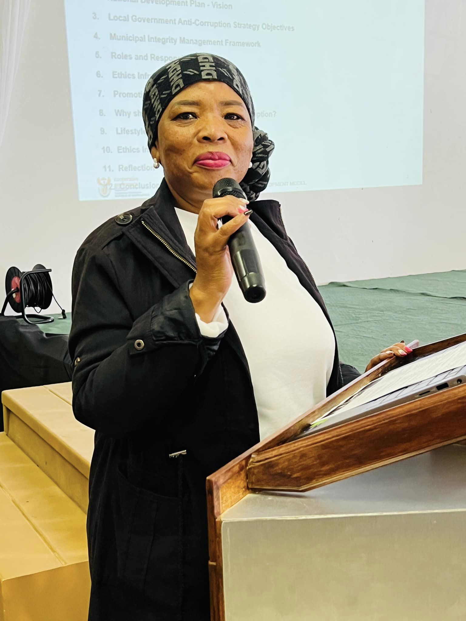 DR RSM District Municipality Speaker CLLR Kgalalelo Serero