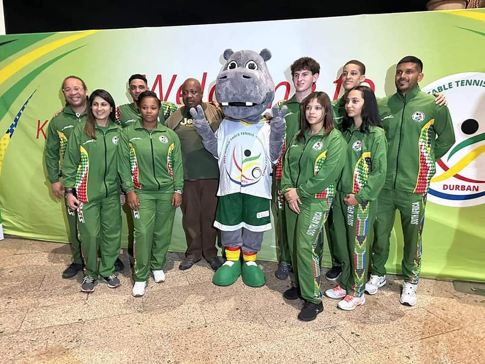 South Africa Table Tennis team that will participate in the World Table Tennis Championship in 2023