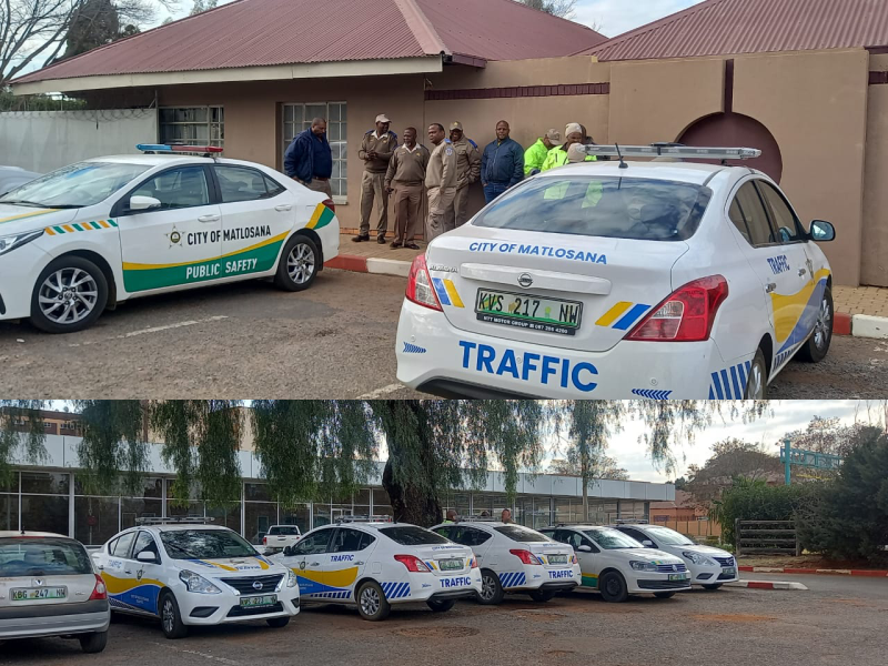 Traffic officers at Klerksdorp traffic offices