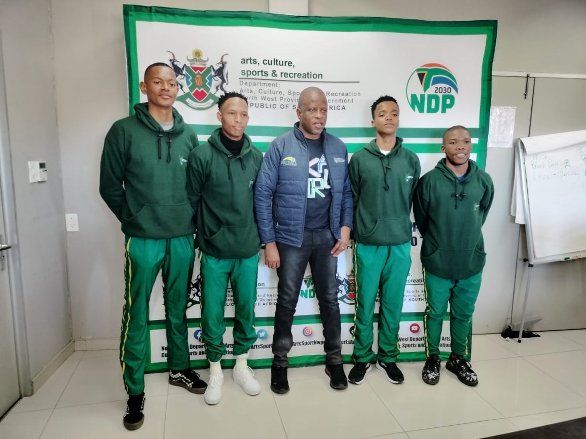 Tshiamo Mahloane Kagiso Phologolo Thato Mabitsa and Diteko Matlape to represent South Africa at the prestigious IJRU World Jump Rope Championships