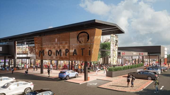 picture depicts how the Mall will look like once complete